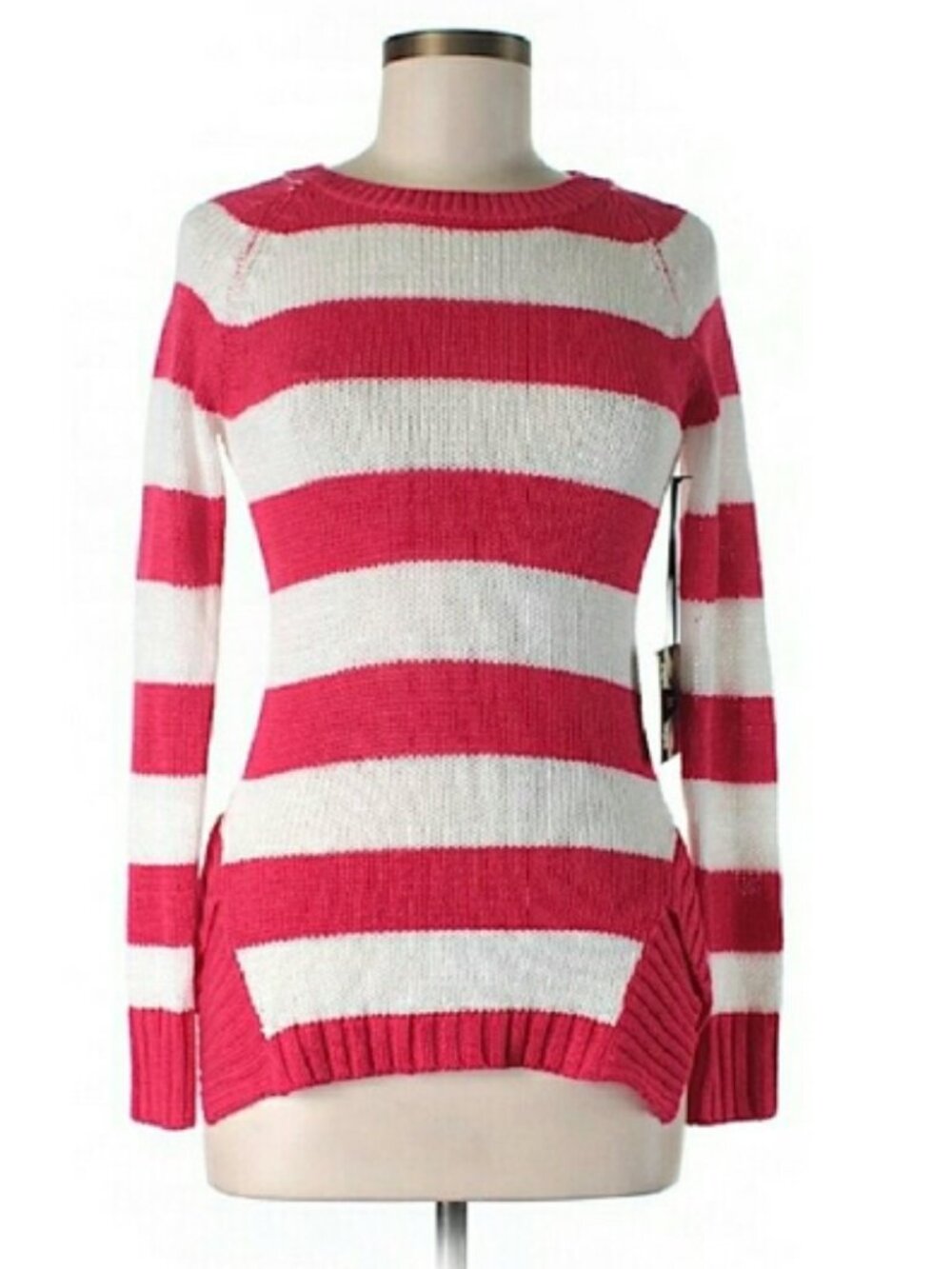 Cliche Couture Watermelon Striped Sweater